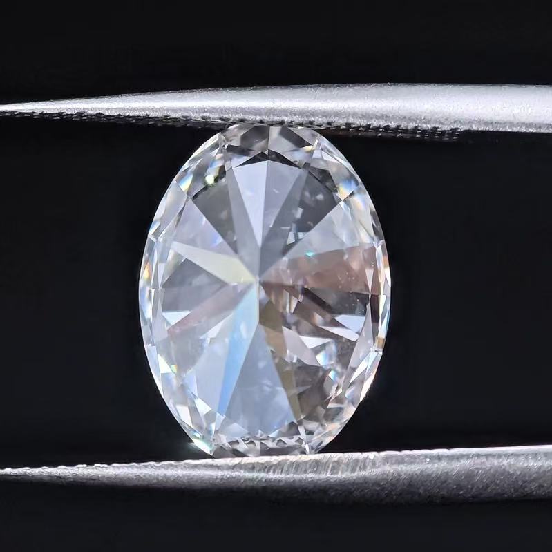 4.09ct Oval Briiliant Cut Lab Diamond | Diamond Loose Gemstone, Custom Accept