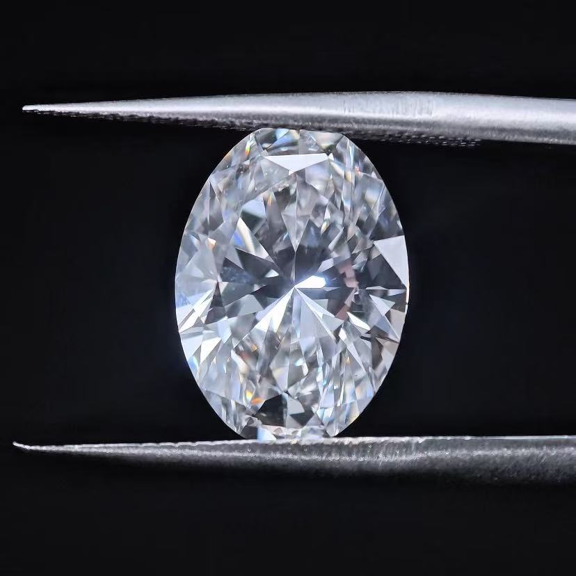 4.09ct Oval Briiliant Cut Lab Diamond | Diamond Loose Gemstone, Custom Accept