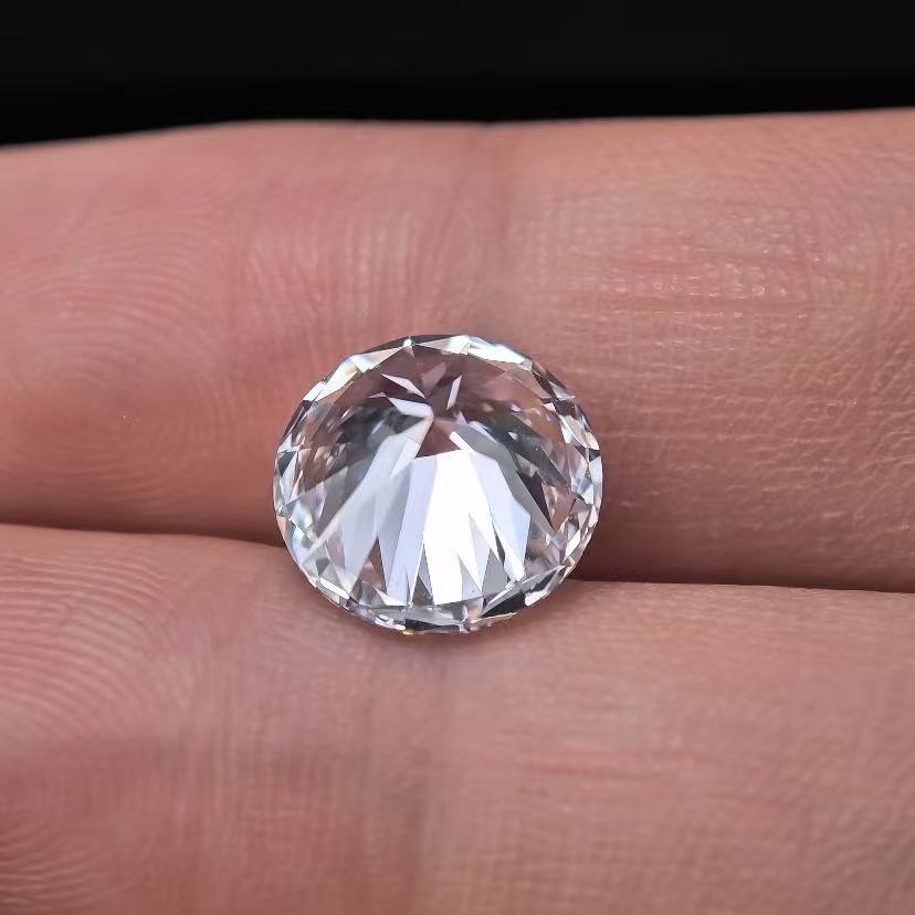 4.01ct Round Briiliant Cut Lab Diamond | Diamond Loose Gemstone, Custom Accept