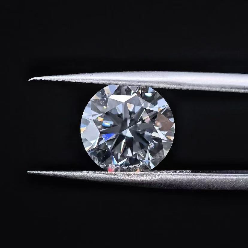 4.01ct Round Briiliant Cut Lab Diamond | Diamond Loose Gemstone, Custom Accept