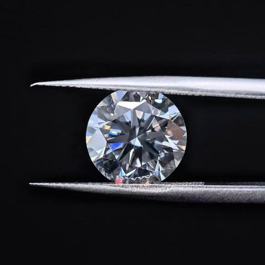 4.01ct Round Briiliant Cut Lab Diamond | Diamond Loose Gemstone, Custom Accept
