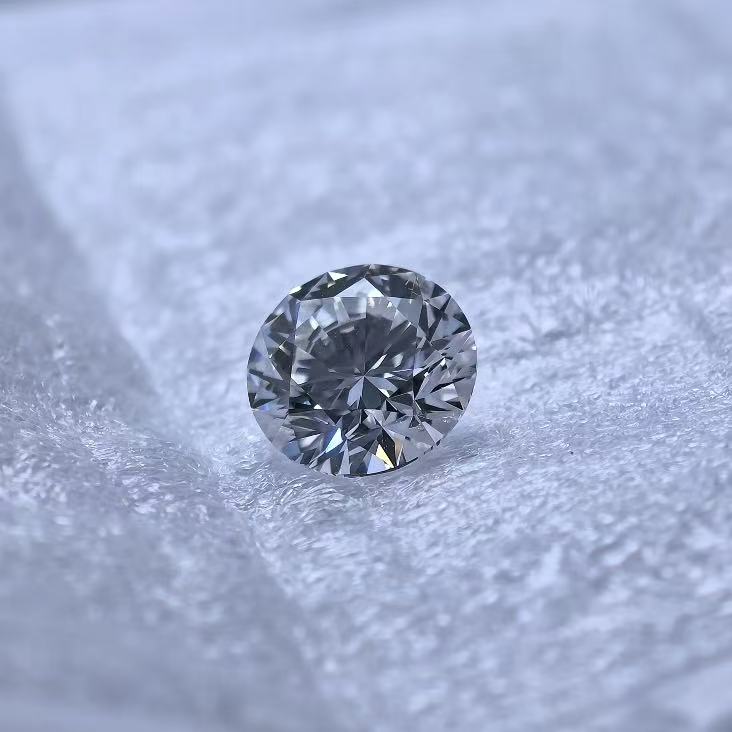 4.01ct Round Briiliant Cut Lab Diamond | Diamond Loose Gemstone, Custom Accept