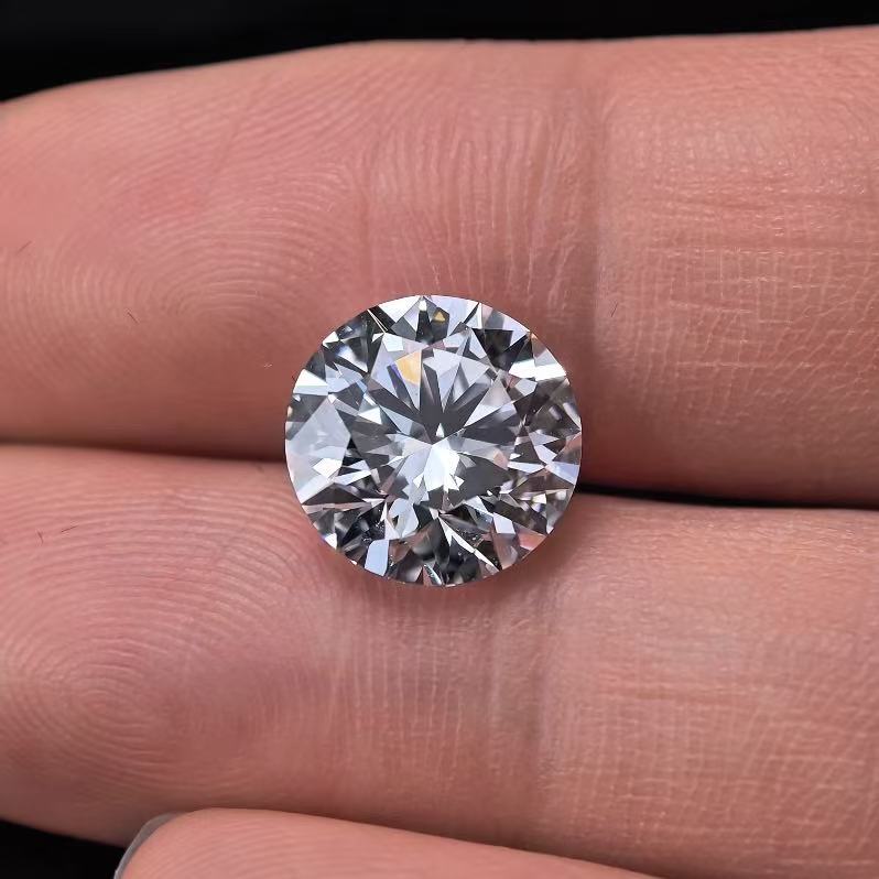 4.01ct Round Briiliant Cut Lab Diamond | Diamond Loose Gemstone, Custom Accept