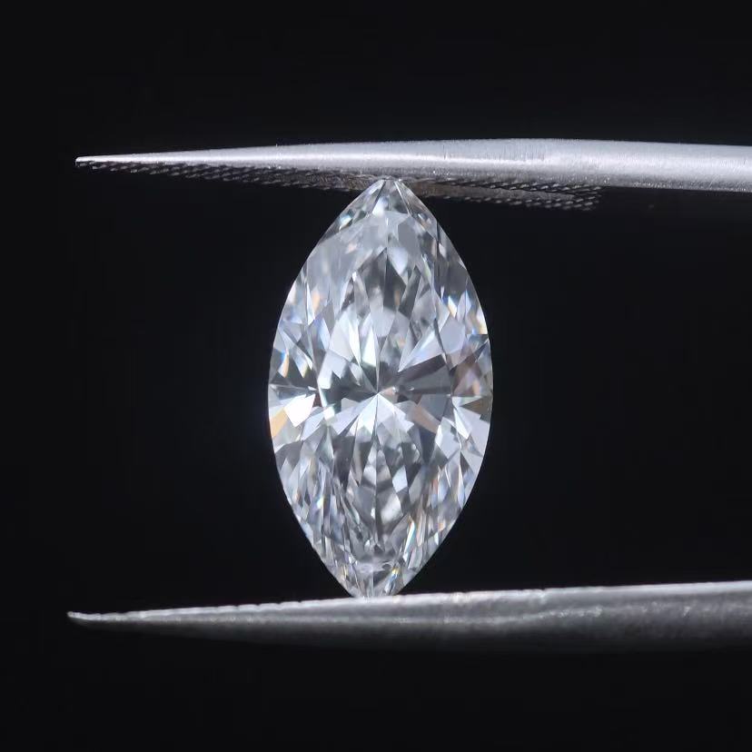 3.08ct Marquise Briiliant Cut Lab Diamond | Diamond Loose Gemstone, Custom Accept
