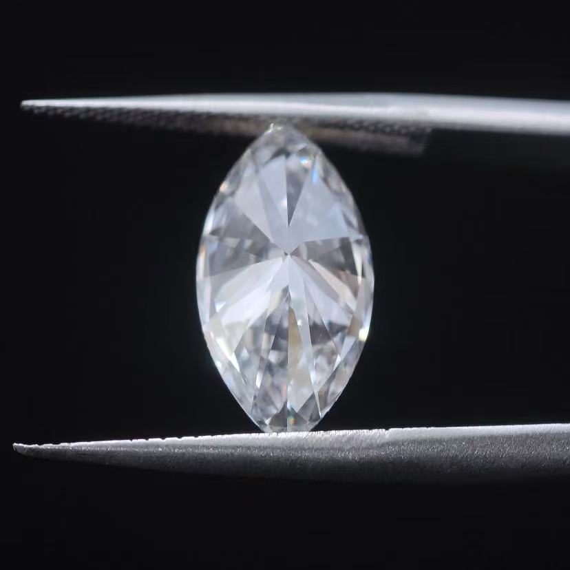 3.08ct Marquise Briiliant Cut Lab Diamond | Diamond Loose Gemstone, Custom Accept