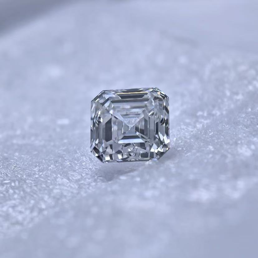 3.37ct SQ Emerald Cut Lab Diamond | Diamond Loose Gemstone, Custom Accept