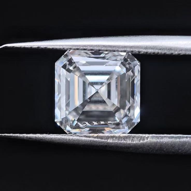3.37ct SQ Emerald Cut Lab Diamond | Diamond Loose Gemstone, Custom Accept