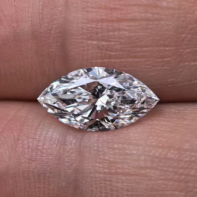 2.08ct Marquise Briiliant Cut Lab Diamond | Diamond Loose Gemstone, Custom Accept