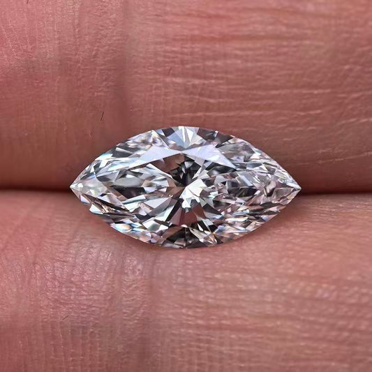 2.08ct Marquise Briiliant Cut Lab Diamond | Diamond Loose Gemstone, Custom Accept