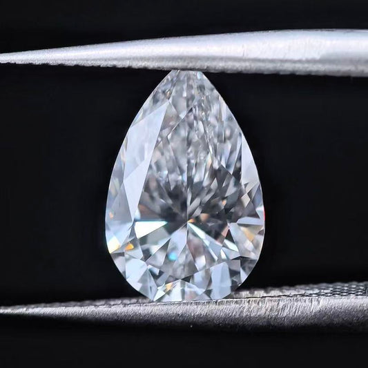 2.08ct Pear Briiliant Cut Lab Diamond | Diamond Loose Gemstone, Custom Accept