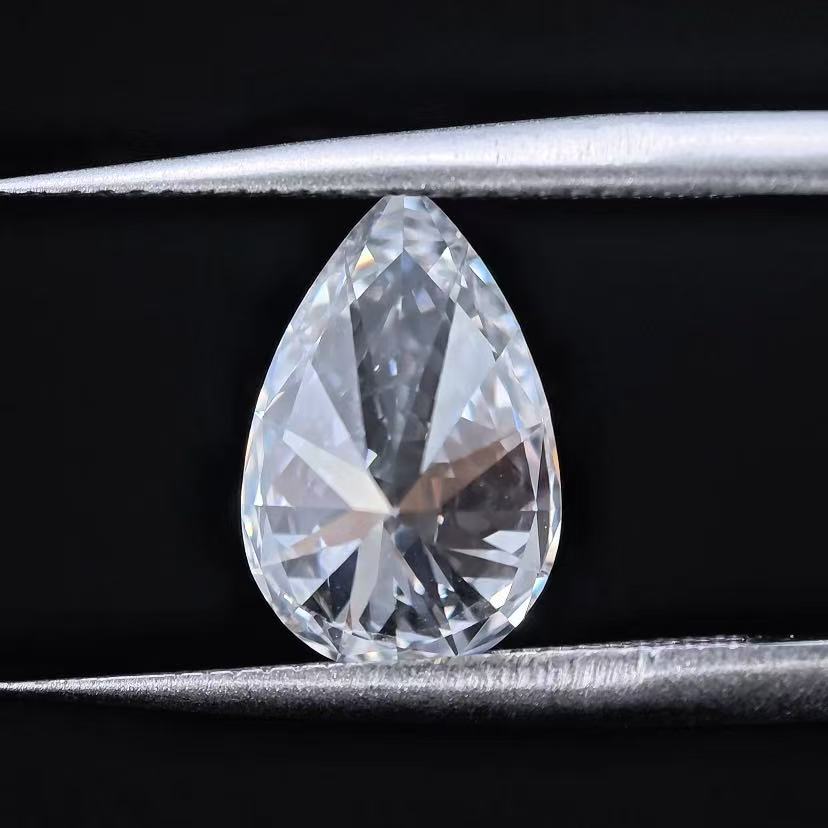 2.08ct Pear Briiliant Cut Lab Diamond | Diamond Loose Gemstone, Custom Accept