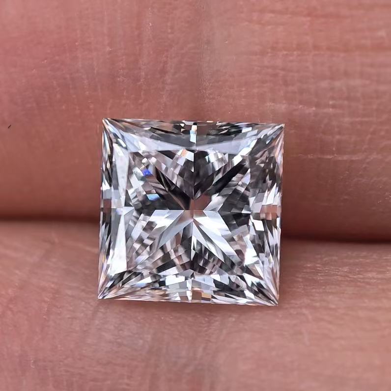 2.08ct SQ Princess Cut Lab Diamond | Diamond Loose Gemstone, Custom Accept