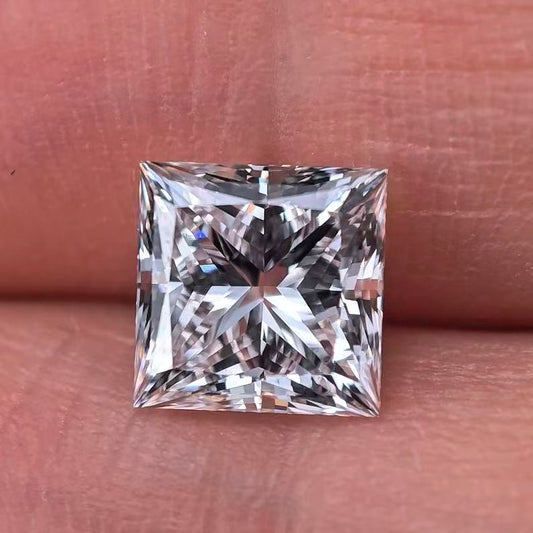 2.08ct SQ Princess Cut Lab Diamond | Diamond Loose Gemstone, Custom Accept