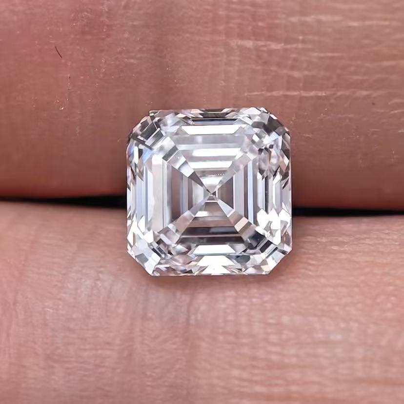 1.57ct Square Cushion Briiliant Cut Lab Diamond | Diamond Loose Gemstone, Custom Accept