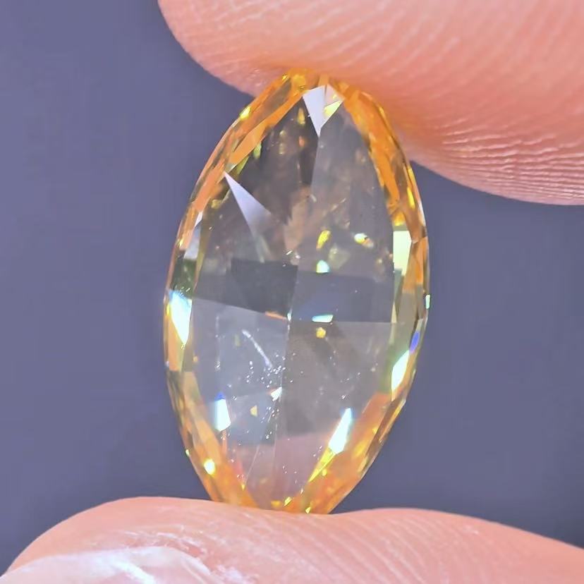 5.08ct Marquise Brilliant Cut Lab Diamond | Diamond Loose Gemstone, Custom Accept
