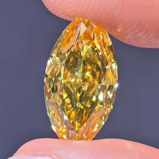 5.08ct Marquise Brilliant Cut Lab Diamond | Diamond Loose Gemstone, Custom Accept