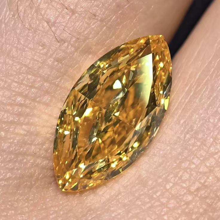 5.08ct Marquise Brilliant Cut Lab Diamond | Diamond Loose Gemstone, Custom Accept