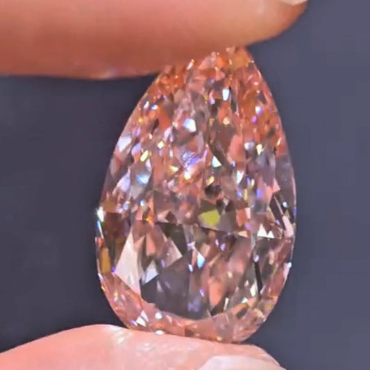 12.06ct  Pear Brilliant Cut Lab Diamond | Diamond Loose Gemstone, Custom Accept