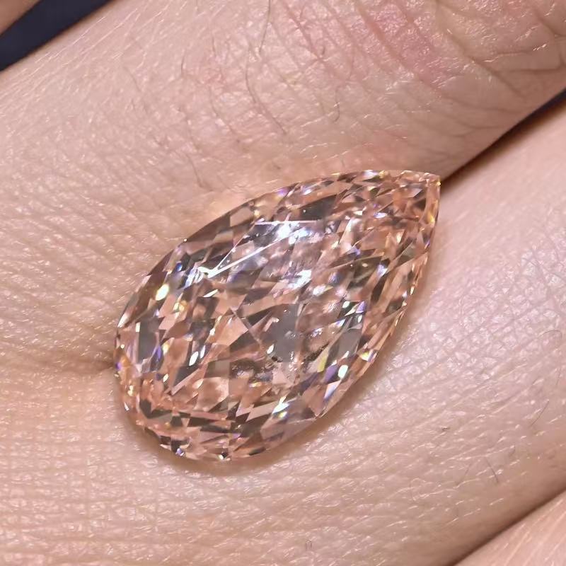 12.06ct  Pear Brilliant Cut Lab Diamond | Diamond Loose Gemstone, Custom Accept