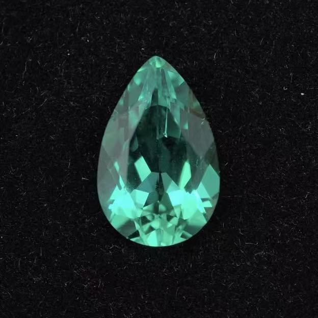 1.948ct Pear Lab Coumbia Emerald | Lab Coumbia Emerald , Custom Accept