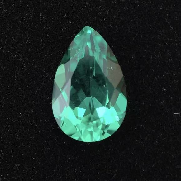1.906ct Pear Lab Coumbia Emerald | Lab Coumbia Emerald , Custom Accept