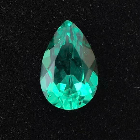 1.906ct Pear Lab Coumbia Emerald | Lab Coumbia Emerald , Custom Accept
