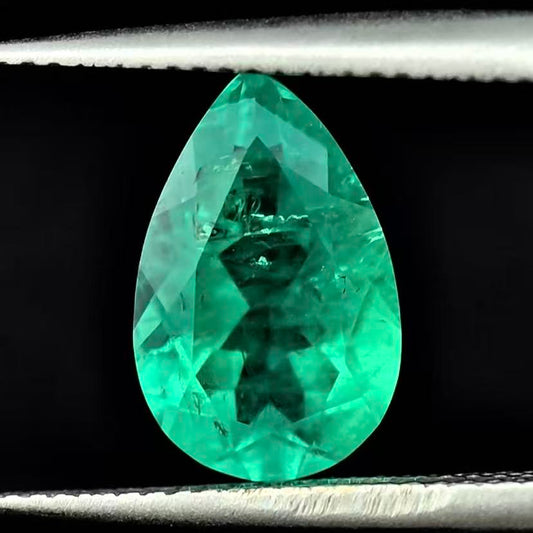 1.911ct Pear Lab Coumbia Emerald | Lab Coumbia Emerald , Custom Accept