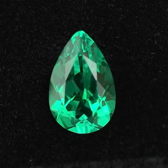 1.887ct Pear Lab Coumbia Emerald | Lab Coumbia Emerald , Custom Accept