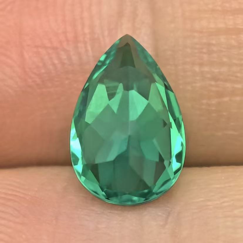 1.887ct Pear Lab Coumbia Emerald | Lab Coumbia Emerald , Custom Accept