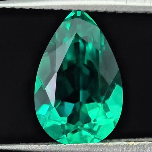 1.863ct Pear Lab Coumbia Emerald | Lab Coumbia Emerald , Custom Accept