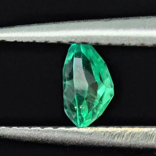 0.23ct Pear Lab Coumbia Emerald | Lab Coumbia Emerald , Custom Accept