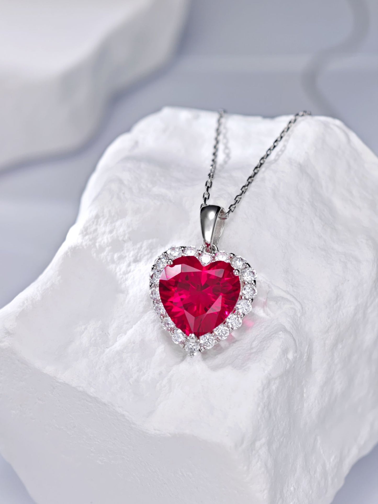 Fashion Heart Shape Necklace Gold-Plated S925 Necklace, Custom Available