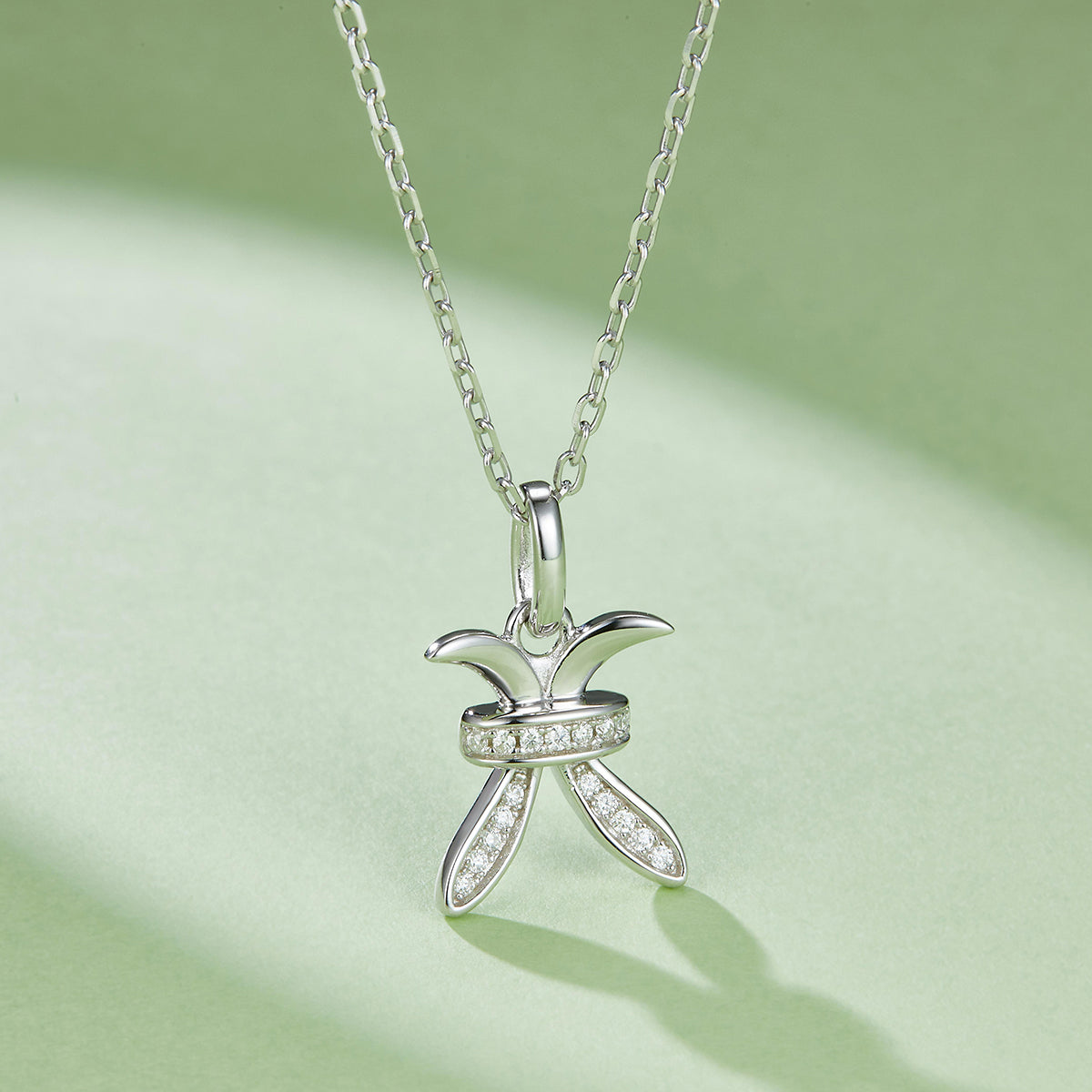 Pisces Zodiac Moissanite Necklace | S925 With 18K White Gold Plating, Customize