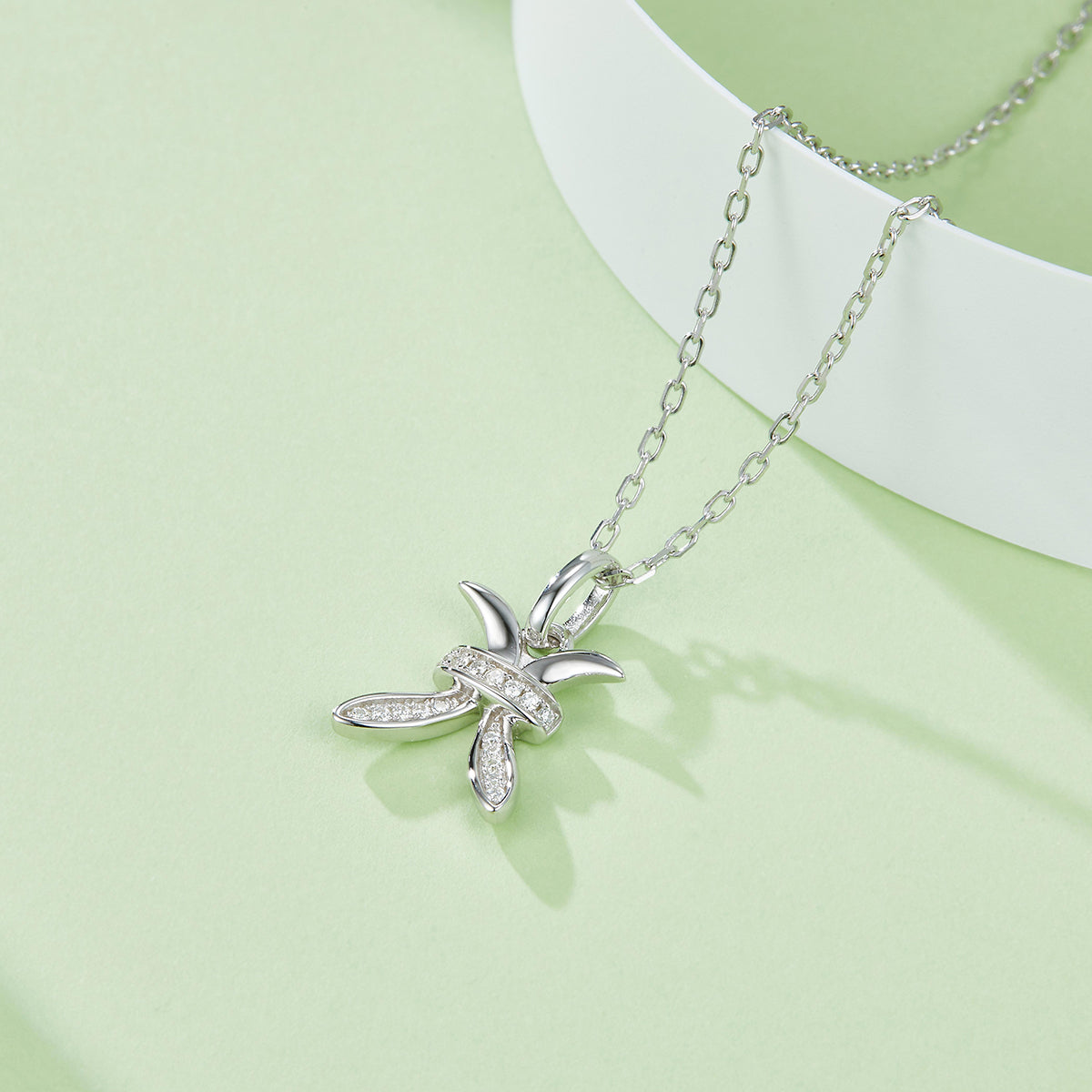 Pisces Zodiac Moissanite Necklace | S925 With 18K White Gold Plating, Customize