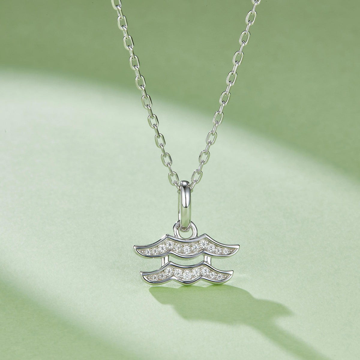 Aquarius Zodiac Moissanite Necklace | S925 With 18K White Gold Plating, Customize