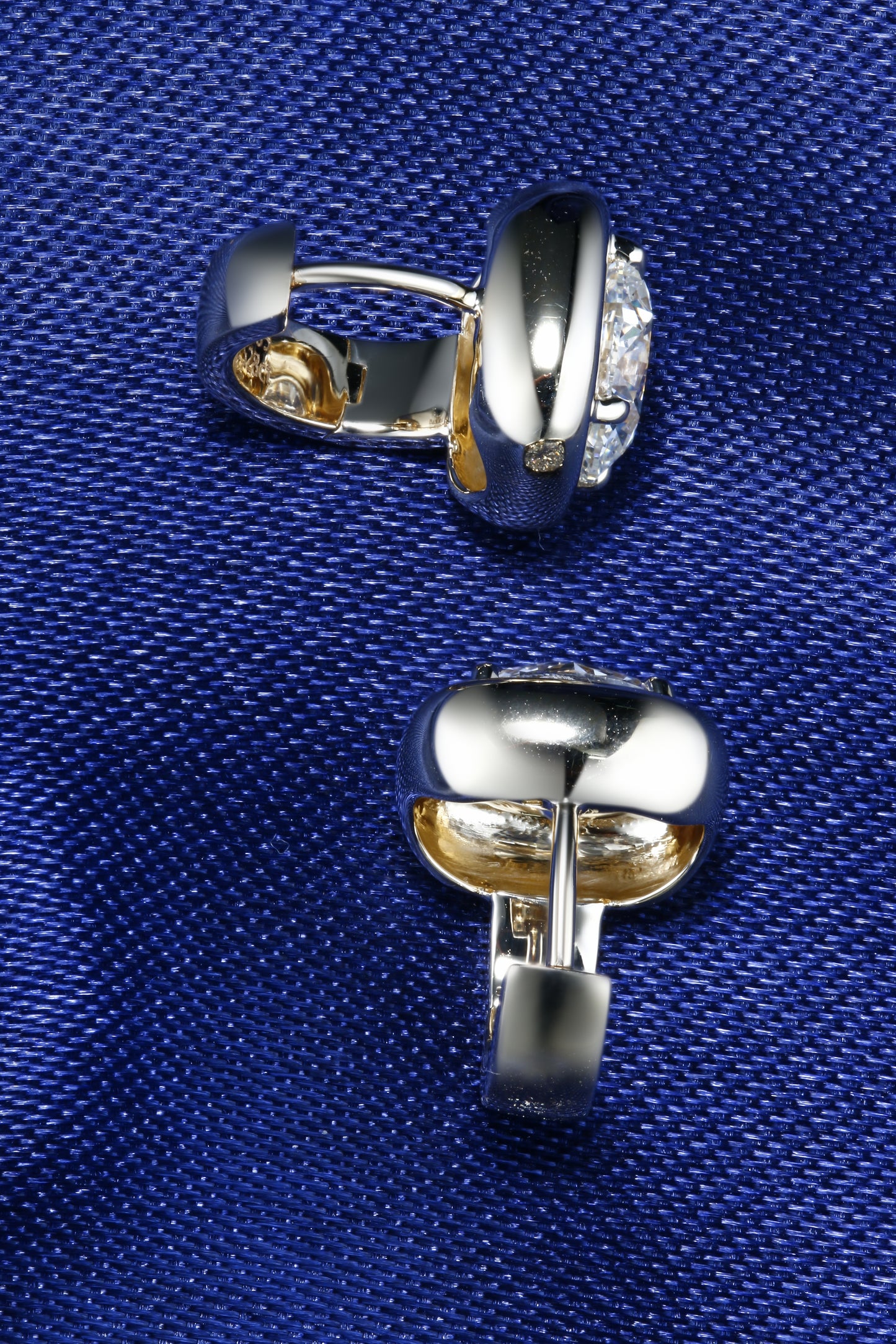 3ct Round Lab Diamond Earring| 14K Gold Earring, Custom Accept