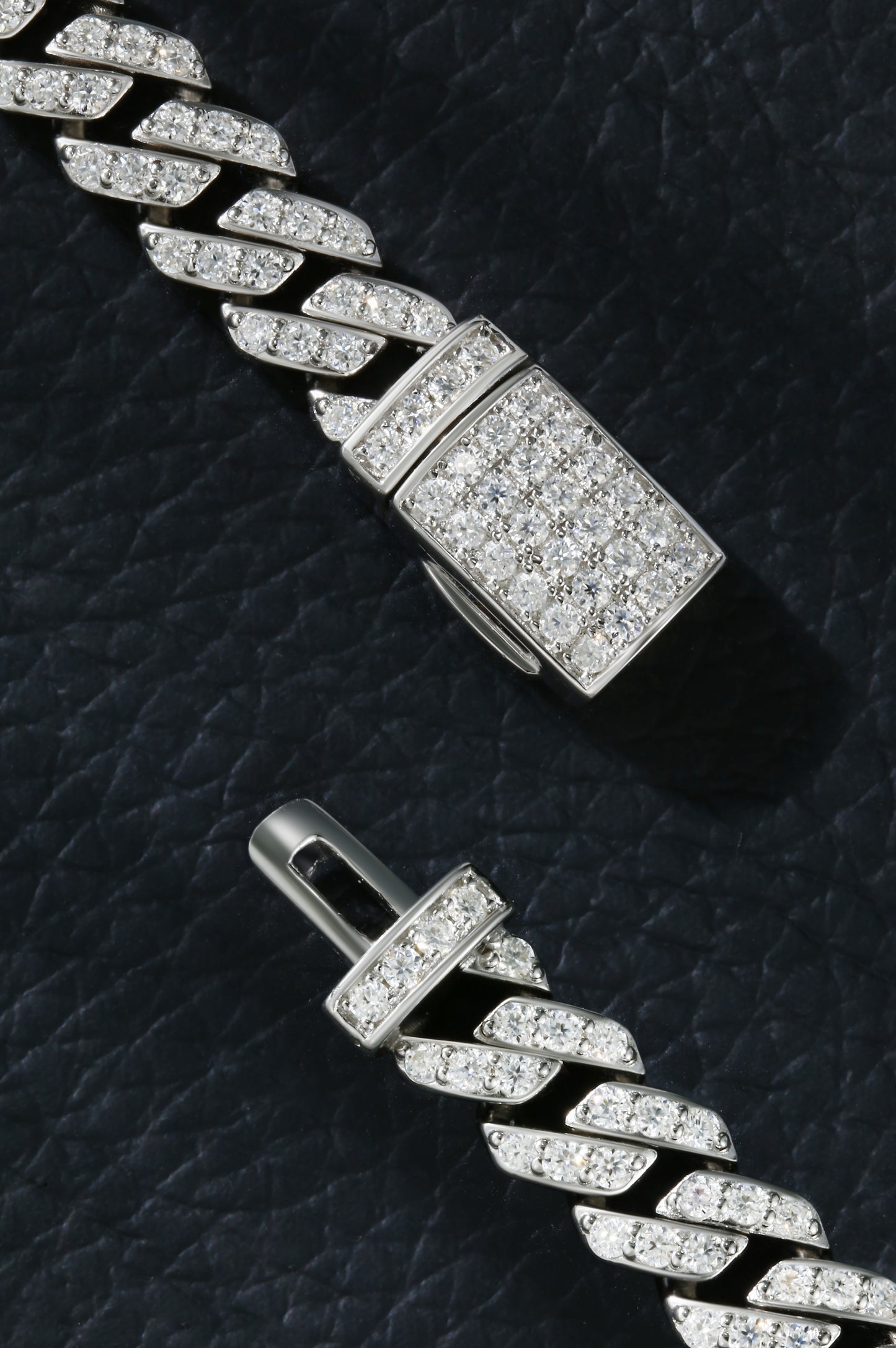 6.05ct Mossanite Cuban Link Bracelet | 18K Gold-Plated S925 Silver, Custom Available