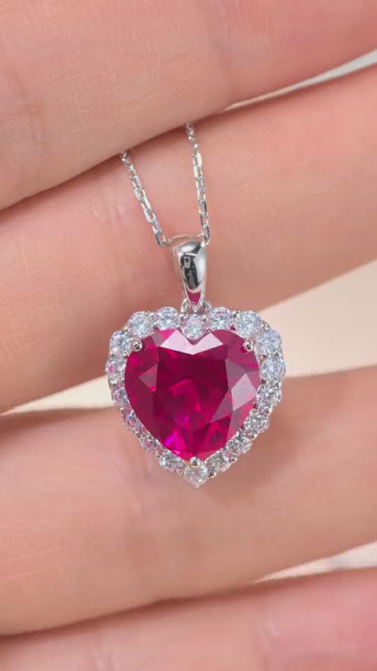 Fashion Heart Shape Necklace Gold-Plated S925 Necklace, Custom Available