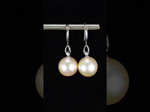 11.5mm South Sea Pearl Earrings| Pearl 18K Earring, Custom Available