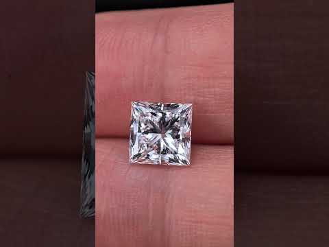 2.08ct SQ Princess Cut Lab Diamond | Diamond Loose Gemstone, Custom Accept