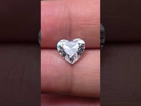 2.08ct Heart Briiliant Cut Lab Diamond | Diamond Loose Gemstone, Custom Accept