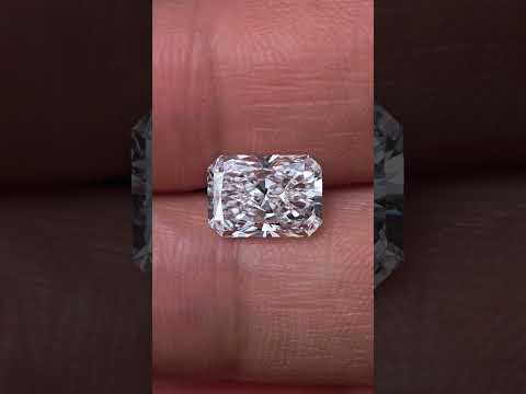 3.08ct Cut Cornered Rectangular Briiliant Cut Lab Diamond | Diamond Loose Gemstone, Custom Accept