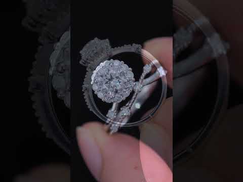 1.421ct Round Lab Diamond Ring|PT-950 Platinum Ring, Custom Accept