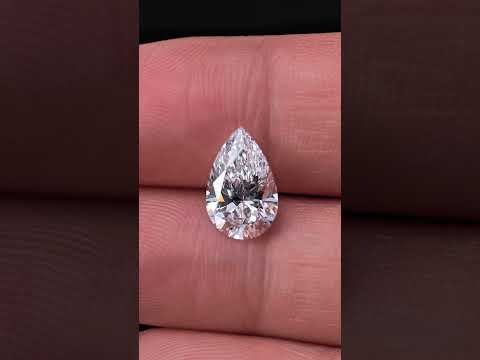 2.08ct Pear Briiliant Cut Lab Diamond | Diamond Loose Gemstone, Custom Accept