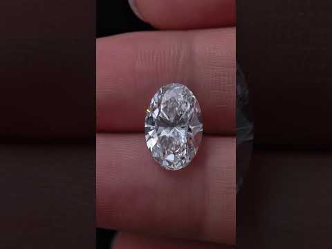 3.08ct Oval Briiliant Cut Lab Diamond | Diamond Loose Gemstone, Custom Accept