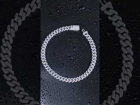 6.05ct Mossanite Cuban Link Bracelet | 18K Gold-Plated S925 Silver, Custom Available